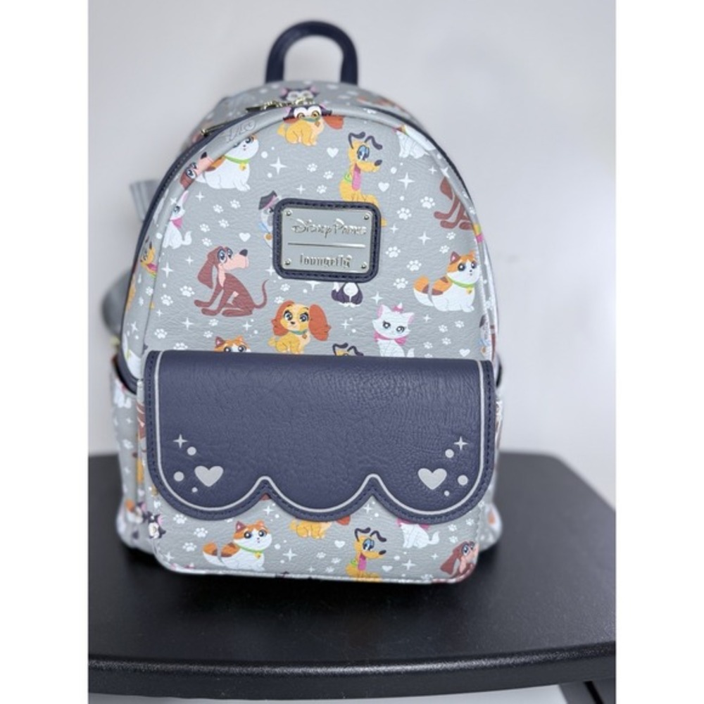 Disney Parks 2025 Pets Loungefly Backpack‎ Cats Dogs Marie – New
